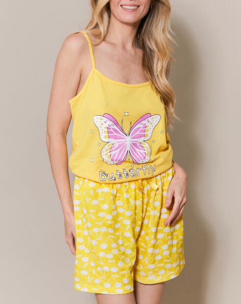 Pyjama Leor jaune