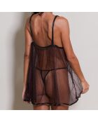 Nuisette & String Thais noirs
