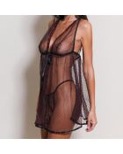 Nuisette & String Thais noirs