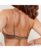 Soutien-gorge non paddé Lou marron