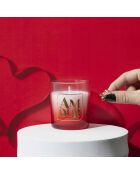 Bougie parfumée bague Amour rouge - 7.1x8.4x7.4 cm
