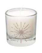 Calendrier de l'après 8 bougies parfumées blanc/doré/gris - 4.6x4.6x4.6 cm