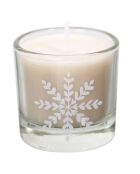 Calendrier de l'après 8 bougies parfumées blanc/doré/gris - 4.6x4.6x4.6 cm