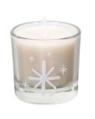 Calendrier de l'après 8 bougies parfumées blanc/doré/gris - 4.6x4.6x4.6 cm