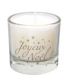 Calendrier de l'après 8 bougies parfumées blanc/doré/gris - 4.6x4.6x4.6 cm