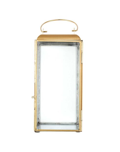 Farol dorado - 14x30x14 cm