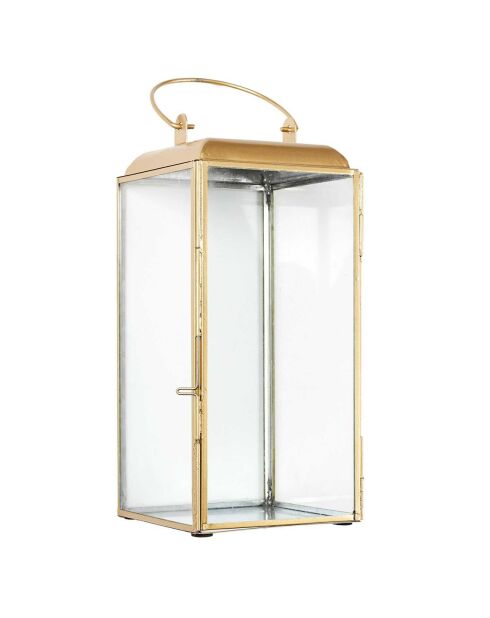 Farol dorado - 14x30x14 cm