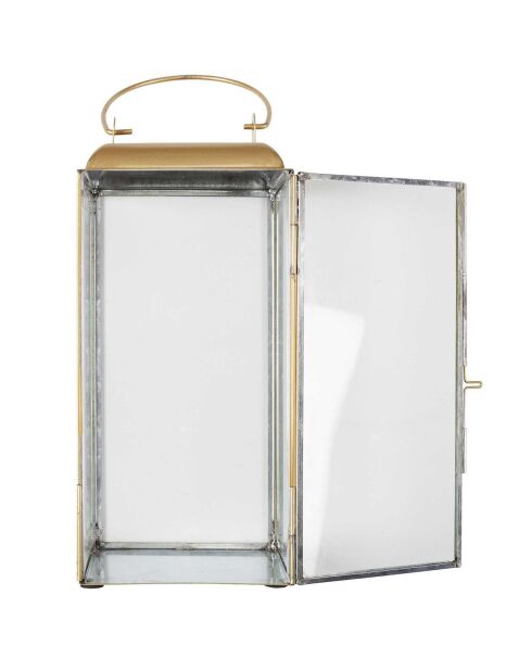 Farol dorado - 14x30x14 cm