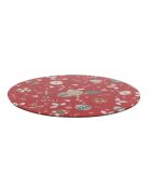 Plateau Tournant Noel  blanc/rouge - 28x2.2x28 cm