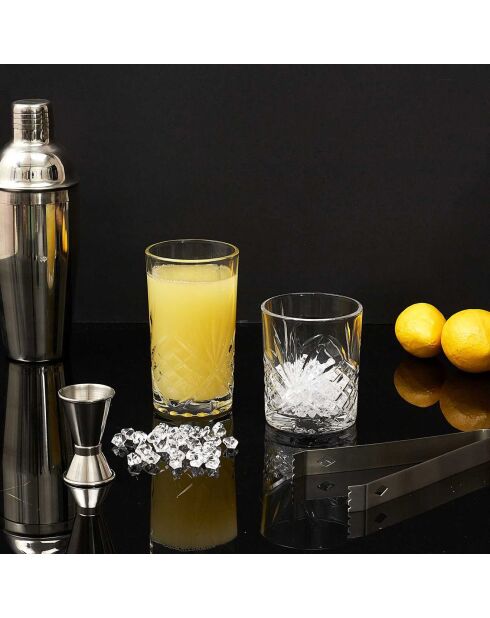 4 Verres Cocktail transparents - D.8,2 cm