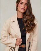 Abrigo beige Celestine