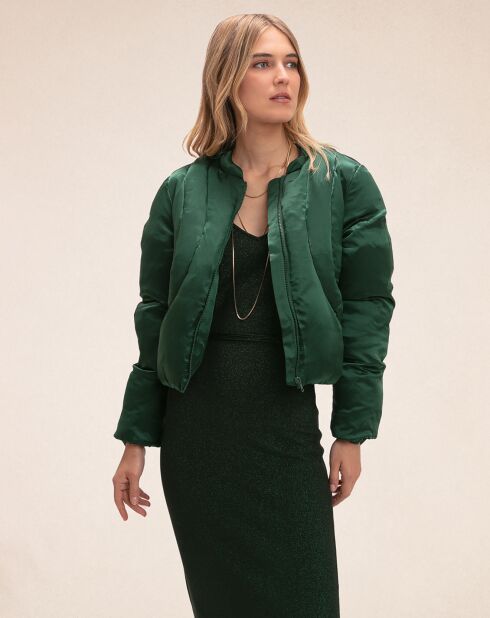 Giacca Avalone HK Verde 100% Seta