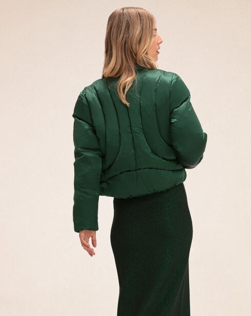 Giacca Avalone HK Verde 100% Seta