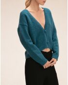 Pull en Laine mélangée Calypso bleu nocturne