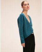 Pull en Laine mélangée Calypso bleu nocturne