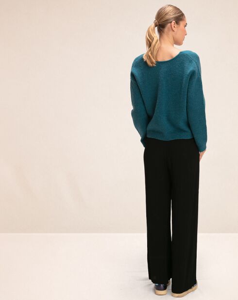 Pull en Laine mélangée Calypso bleu nocturne