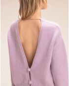 Pull en Laine mélangée Calypso bonbon