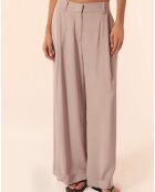 Pantalon en Soie mélangée Cesar kir purple