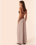 Pantalon en Soie mélangée Cesar kir purple