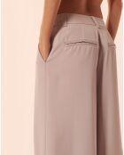 Pantalon en Soie mélangée Cesar kir purple