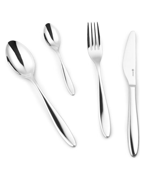 Ménagère Pivoine argentée -  24 Pièces