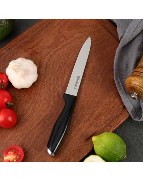 Couteau office 'Lumin' noir -  24 cm