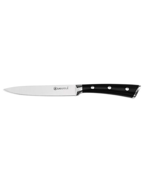 Couteau office 'LustroBois' noir -  24 cm