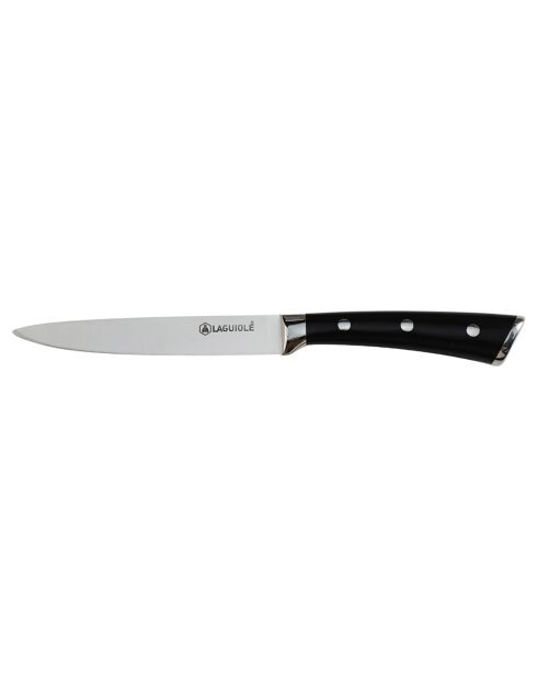 Couteau office 'LustroBois' noir -  24 cm