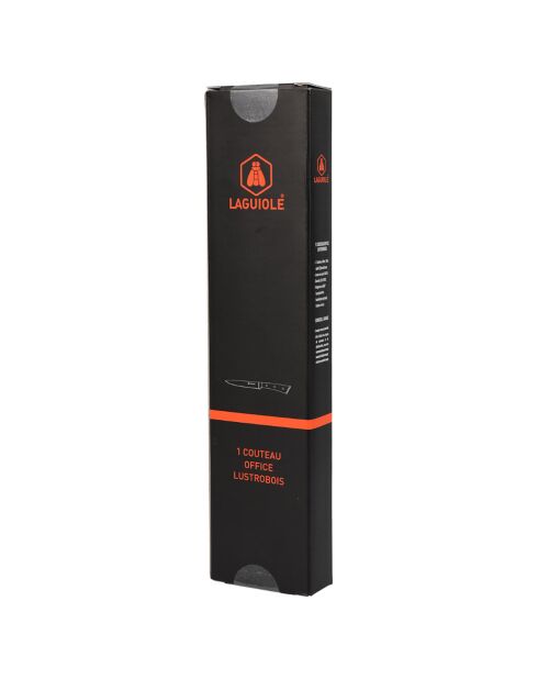 Couteau office 'LustroBois' noir -  24 cm