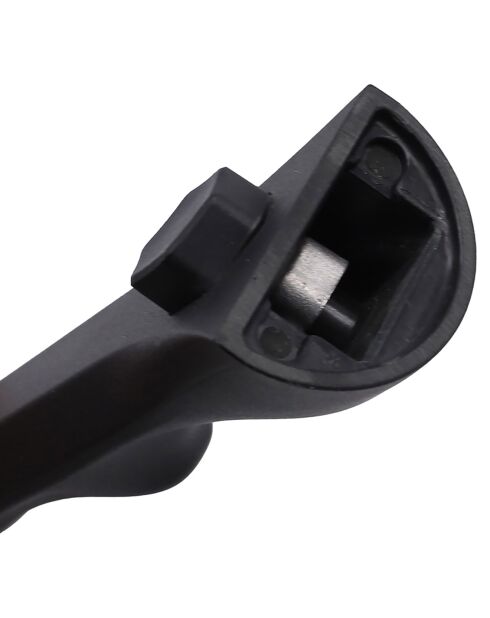 Lange afneembare handgreep Alizée zwart - 19x5,5x3,5 cm