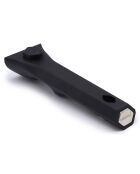 Langer abnehmbarer Griff Alizée schwarz - 19x5,5x3,5 cm