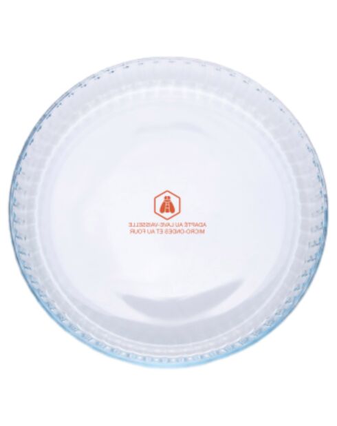 3 Plats au four en verre transparents  35.7x28.7x17.4 cm