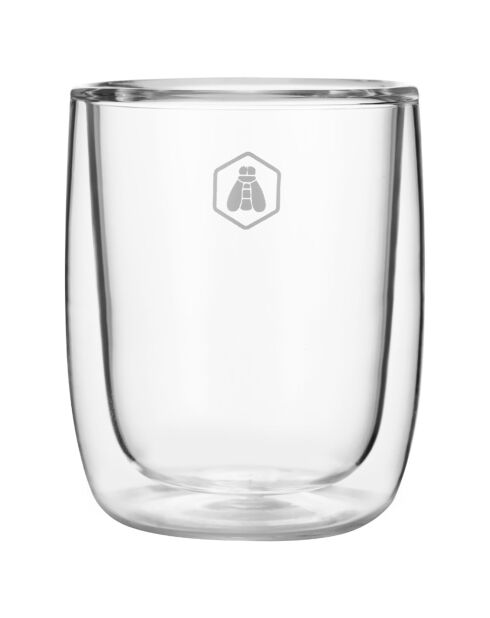 4 Tasses à Espresso transparentes - 100ml