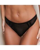 Soutien-gorge non paddé & Tanga Adore noirs