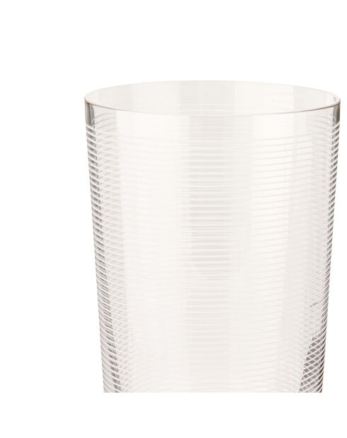 4 Verres en Cristal transparents -  D.17 cm
