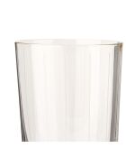 4 Verres en Cristal transparents -  D.17 cm