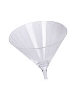 4 Verres À Martini en Cristal transparents -  D.25 cm