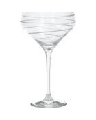 4 Flûtes à champagne en Cristal transparentes -  12.5x12.5x18.5 cm