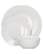 Service de Table en Porcelaine Alexis blanc - 12 pièces
