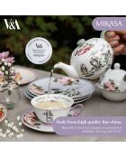 Mini theière en Céramique Alice au pays des Merveilles bleue - 400 ml