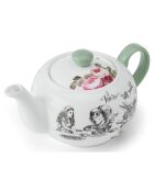 Mini theière en Céramique Alice au pays des Merveilles bleue - 400 ml