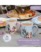 2 Mugs en Céramique Alice au pays des Merveilles multicolores -  380 ml