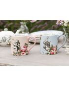 2 Mugs en Céramique Alice au pays des Merveilles multicolores -  380 ml