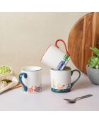 Tasse en Porcelaine imprimée blanche - 280 ml