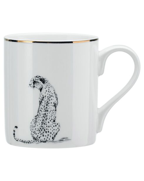 Tasse en Porcelaine imprimée blanche - 280 ml