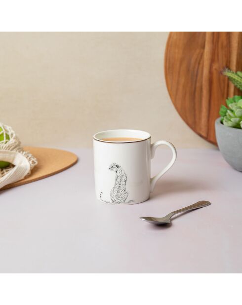 Tasse en Porcelaine imprimée blanche - 280 ml