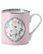 Tasse en Porcelaine imprimée rose - 280 ml