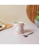 Tasse en Porcelaine imprimée rose - 280 ml