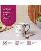 Tasse en Porcelaine imprimée multicolore - 280 ml