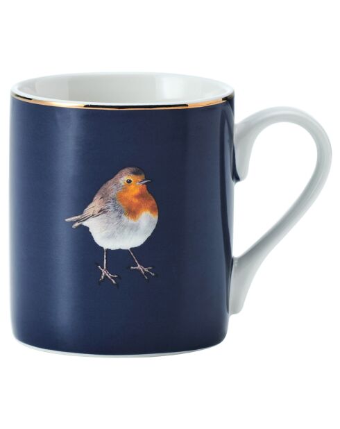 Tasse en Porcelaine imprimée bleue - 280 ml